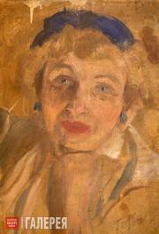 Милиоти Николай. Портрет Надежды Тэффи. 1941