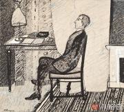 Митурич П.В. Портрет О.Э. Мандельштама. 1915