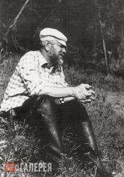 Андрей Васнецов на реке Вятке. 22.08.1981
