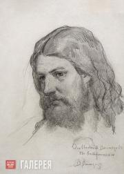 Vasnetsov Viktor. Portrait of Mikhail Vasilyevich Vasnetsov, father of the artis
