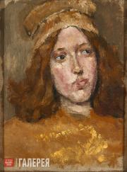 Vasnetsov Viktor. Woman’s Head. 1920s