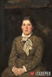 Vasnetsov Viktor. Portrait of Aleksandra Vladimirovna Vasnetsova. 1878