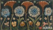 Vasnetsov Viktor. Ornamental floral motif. 1885-1893