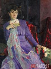 Isupov Alexei. Portrait of T. I. Vasnetsova. 1911 
