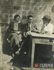 Olga Sacharoff, Otho Lloyd and Nellie St. Clair Lloyd (mother  of Otho Lloyd)