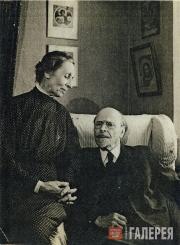 YEKATERINA AND MIKHAIL NESTEROV IN THEIR APARTMENT ON SIVTSEV VRAZHEK STREET