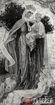 MIKHAIL NESTEROV. MOTHER OF GOD WITH THE INFANT. 1914