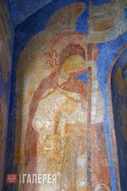 An Angel. Detail of a fresco on the eastern wall of the St. Anastasia Chapel