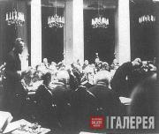 Session of the State Council in the Mariinsky Palace. Left part of the hall.1901