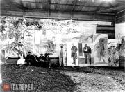 DRAFT FOR «HISTORY» IN MUNCH’S OUTDOOR STUDIO AT SKRUBBEN IN KRAGERO. 1910