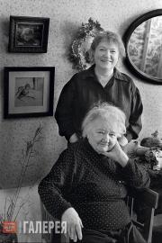 Natalya Nesterova with her mother, Zoya Nesterova