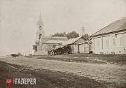 Village of Ryabovo, Vyatka Province. The church and the house of priest M.V. Vas