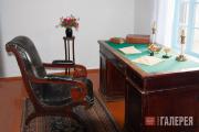 Mikhail Lermontov’s writing-table and armchair. 1820s-1830s